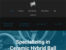 Tablet Screenshot of cbrbearing.com